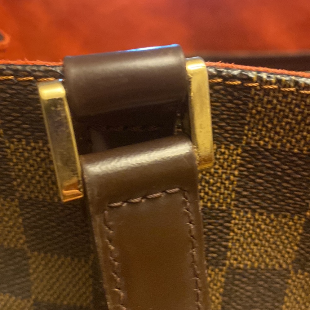 Louis Vuitton Discontinued Damier Ebene Uzes Manhattan Shoulder Bag - Picture 12 of 16